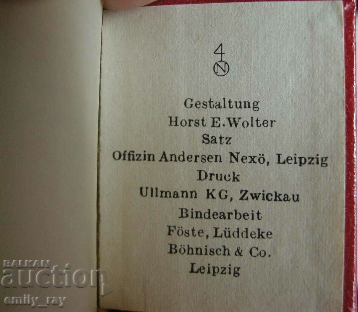 Auction MINI booklet Manifesto of the Communist Party Auction MINI booklet Manifesto of the Communist Party