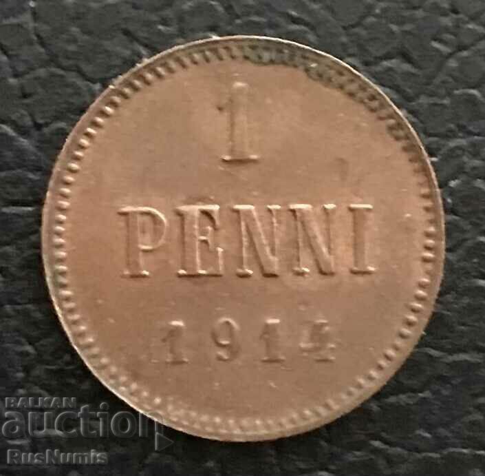 Rusia/Finlanda. 1 penny 1914