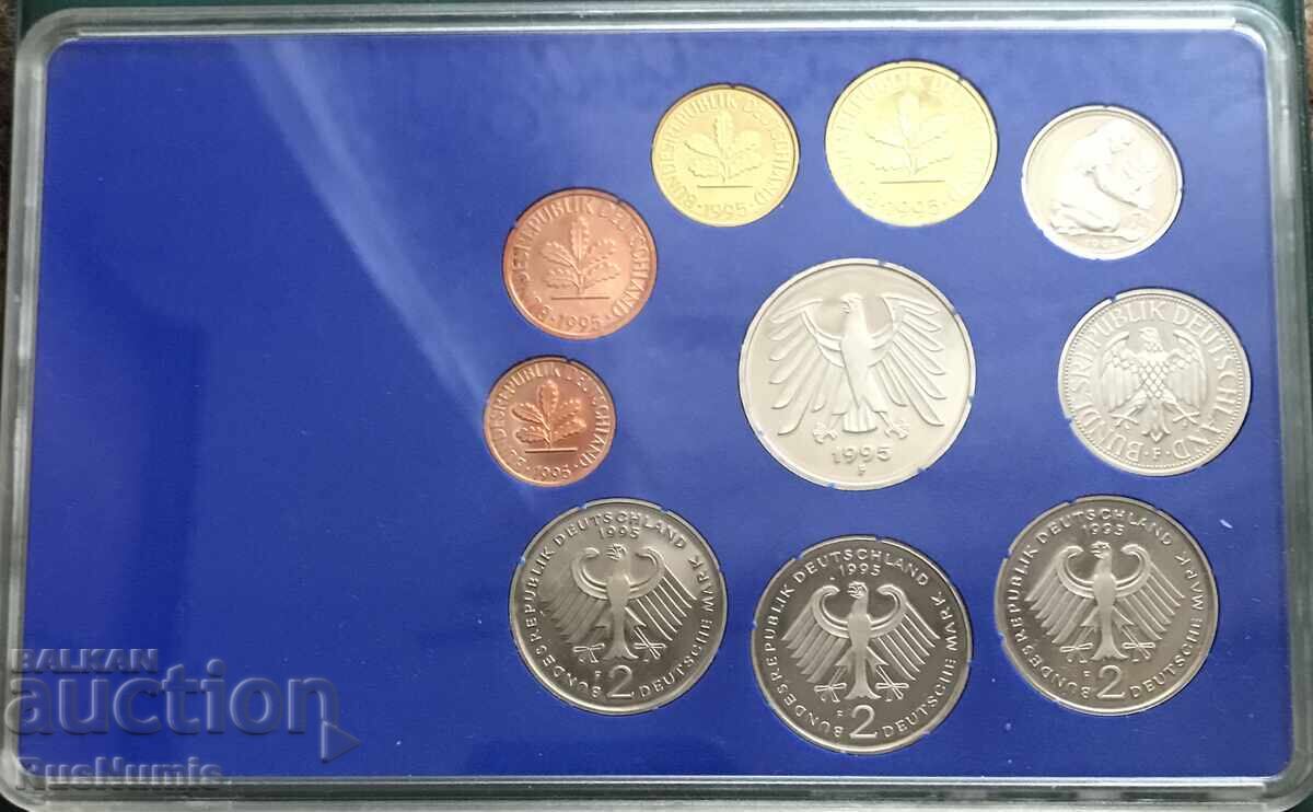 Germania. Set colecție 1995 (F) cu preț 65.00 BGN | € 33.23 Germania. Set colecție 1995 (F) cu preț 65.00 BGN | € 33.23