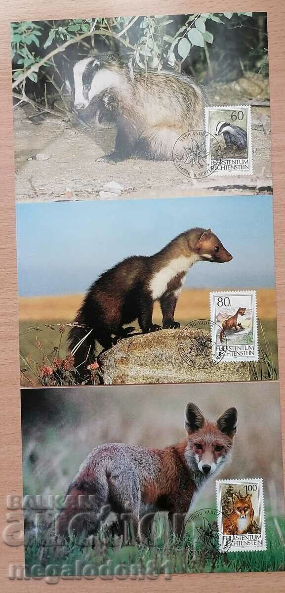 Liechtenstein - fauna, cards
