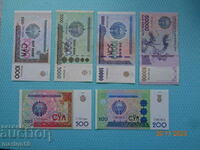 soum banknotes from Uzbekistan