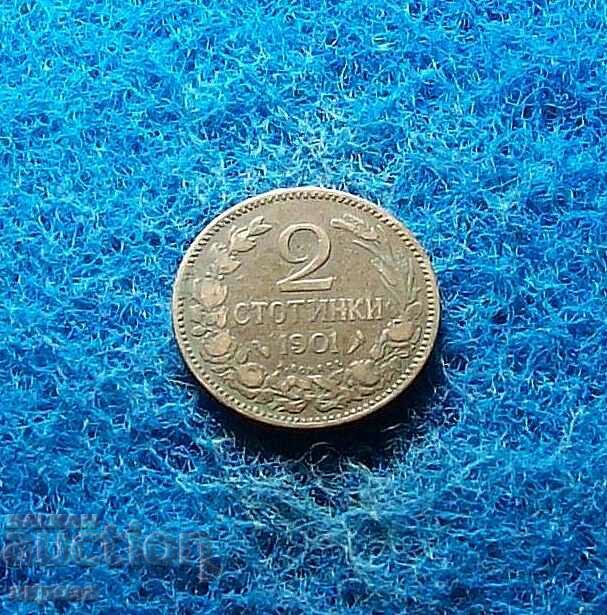 2 cenți 1901