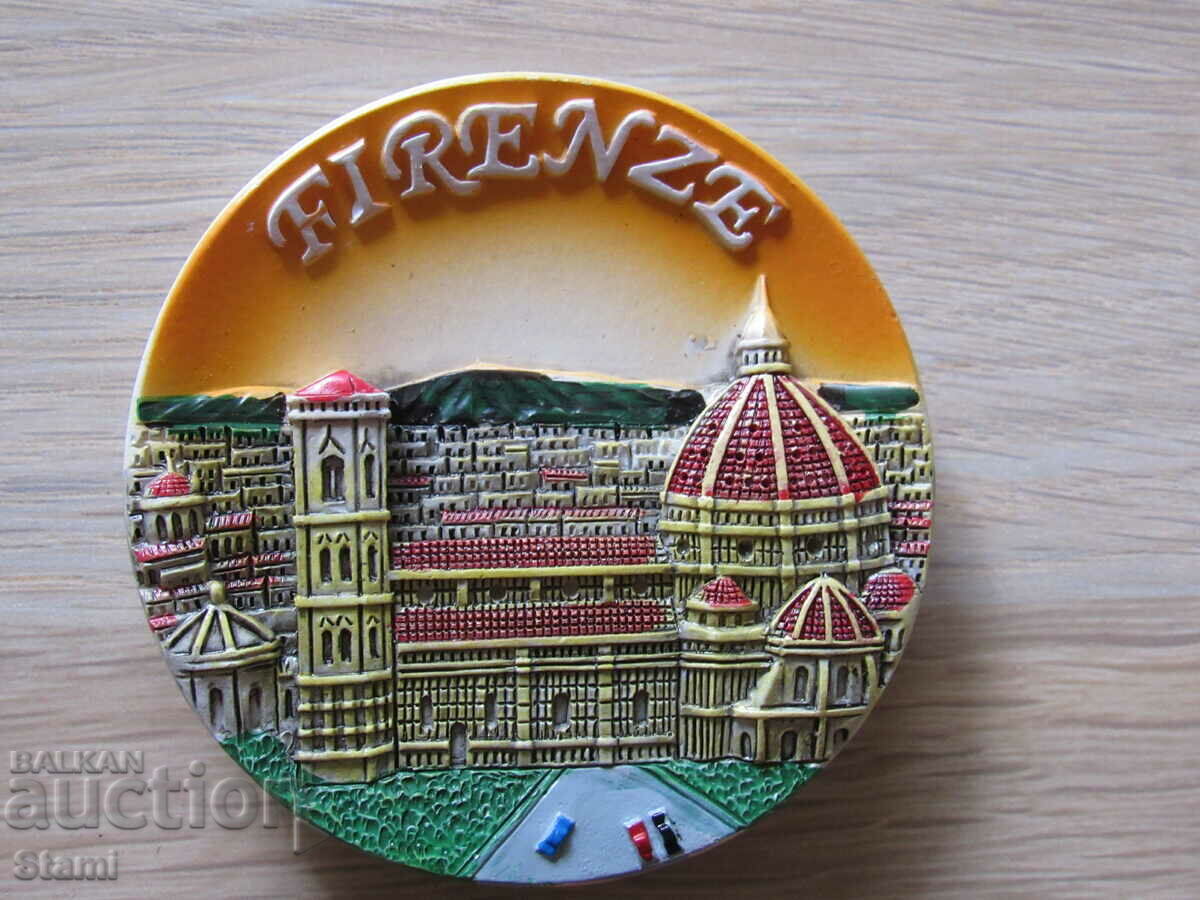 Auction 3D Metal Magnet from Florence, Italy-2 Auction 3D Metal Magnet from Florence, Italy-2