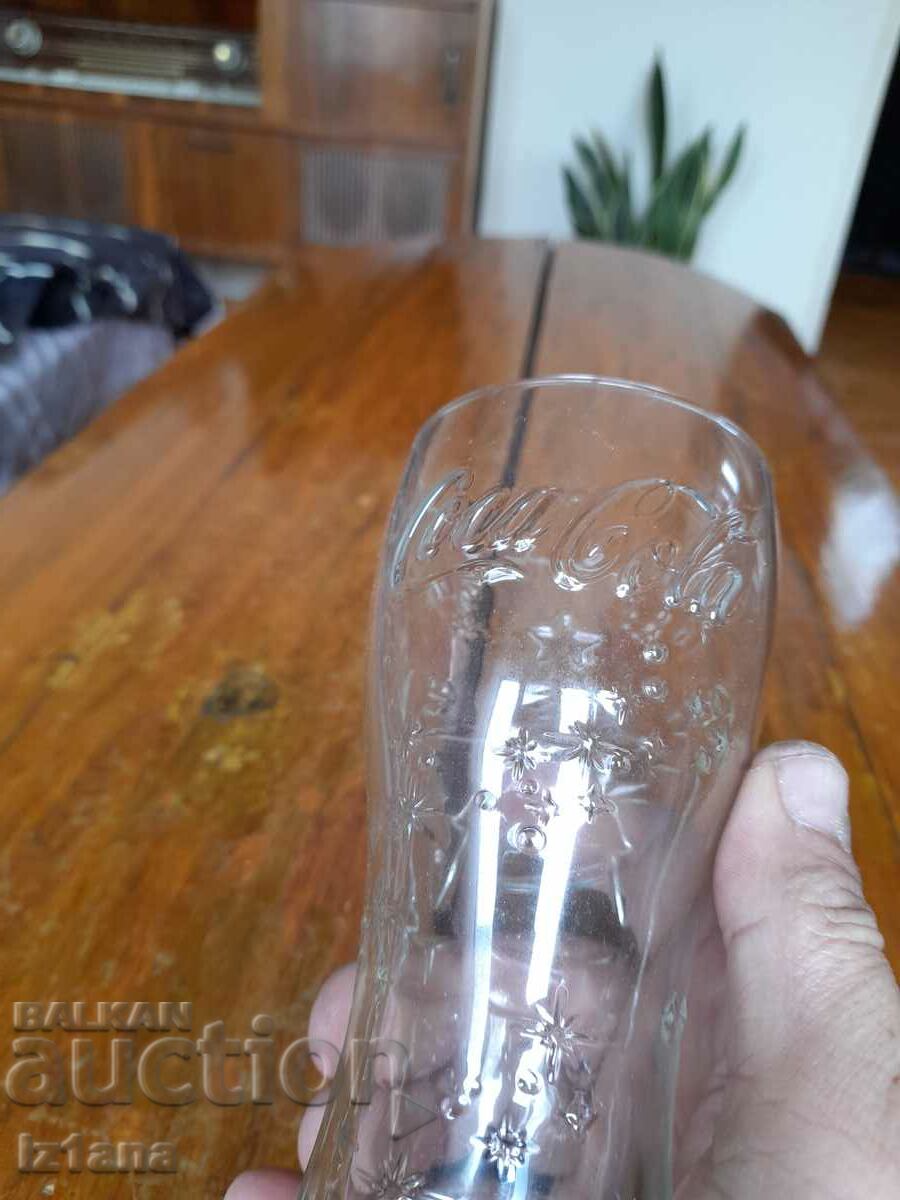 Old glass of Coca Cola, Coca Cola with price 25.00 BGN | € 12.78 Old glass of Coca Cola, Coca Cola with price 25.00 BGN | € 12.78