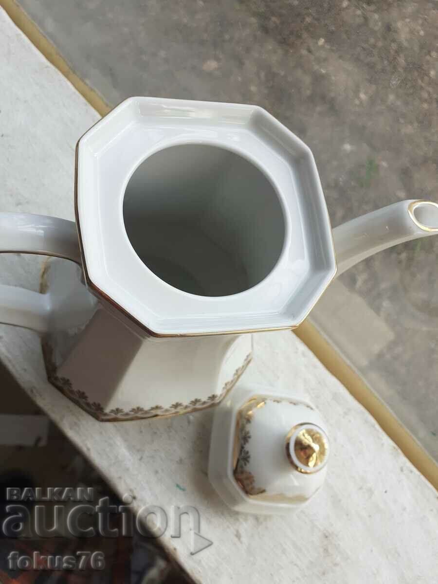 Ceainic din porțelan german cu aurire - 5 Ceainic din porțelan german cu aurire - 5