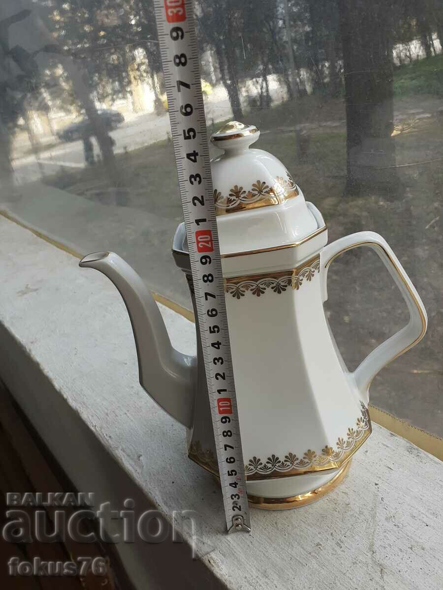 Ceainic din porțelan german cu aurire - 7 Ceainic din porțelan german cu aurire - 7