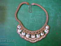 antique bronze necklace