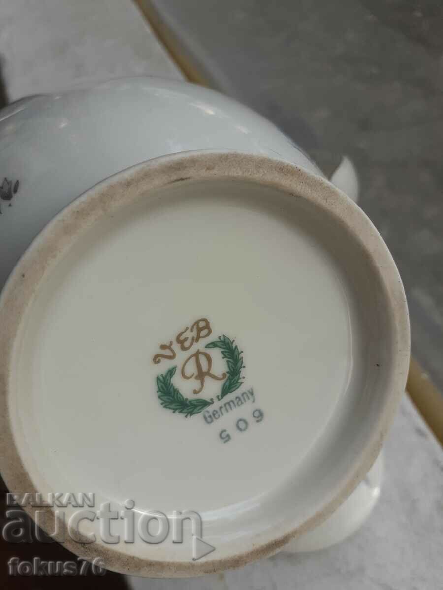 Teapot German porcelain Reichenbach produced 1969 - 1981 - 6