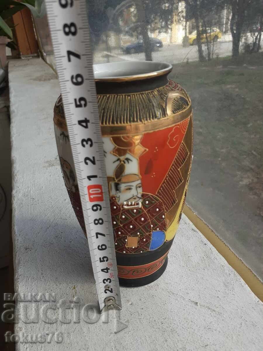 Satsuma vase Japan "Nippon Tokusei" made before WW2 - 7 Satsuma vase Japan "Nippon Tokusei" made before WW2 - 7