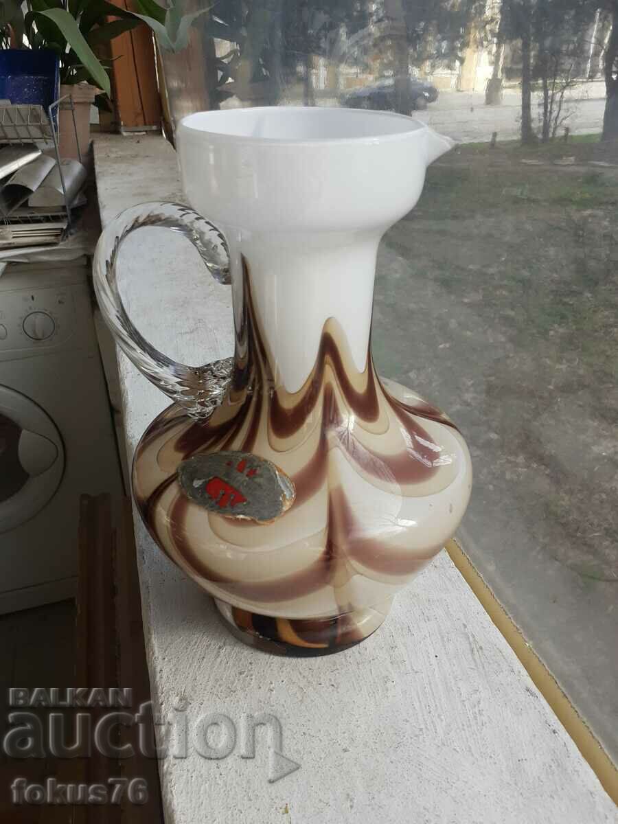 Jug "V.B. Opaline Florence" Made in Italy