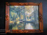 picture - reproduction (wooden frame)