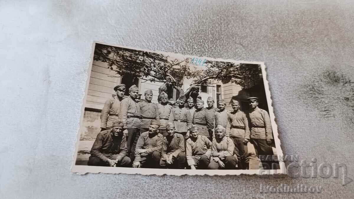 Foto ofițeri și soldați 1941