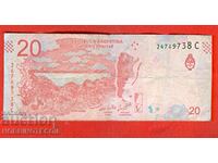 ARGENTINA ARGENTINA 20 Peso issue - issue 2017 - C - 2 under