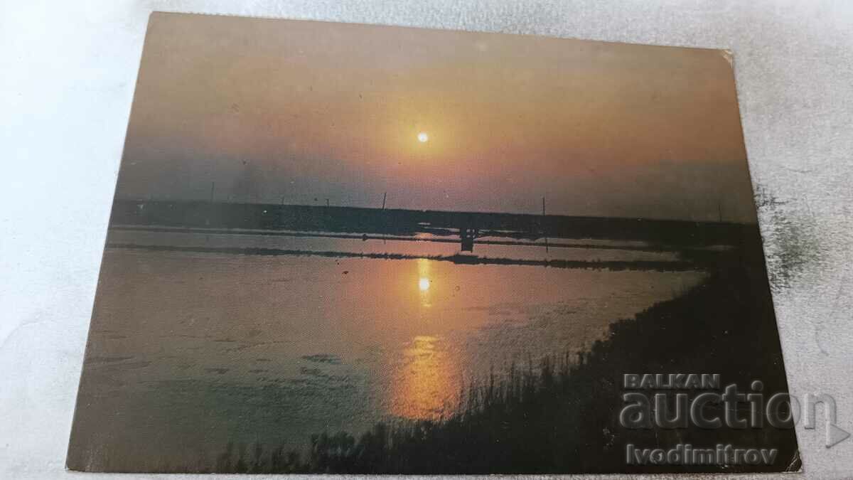 Postcard Burgas Sunrise Sunrise