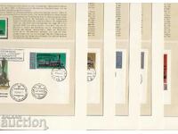 PSP and Trains Locomotives USSR 1978 - 5 pieces