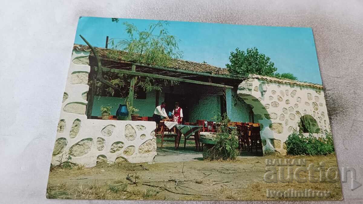 Пощенска картичка Слънчев бряг Механа Чучура 1970