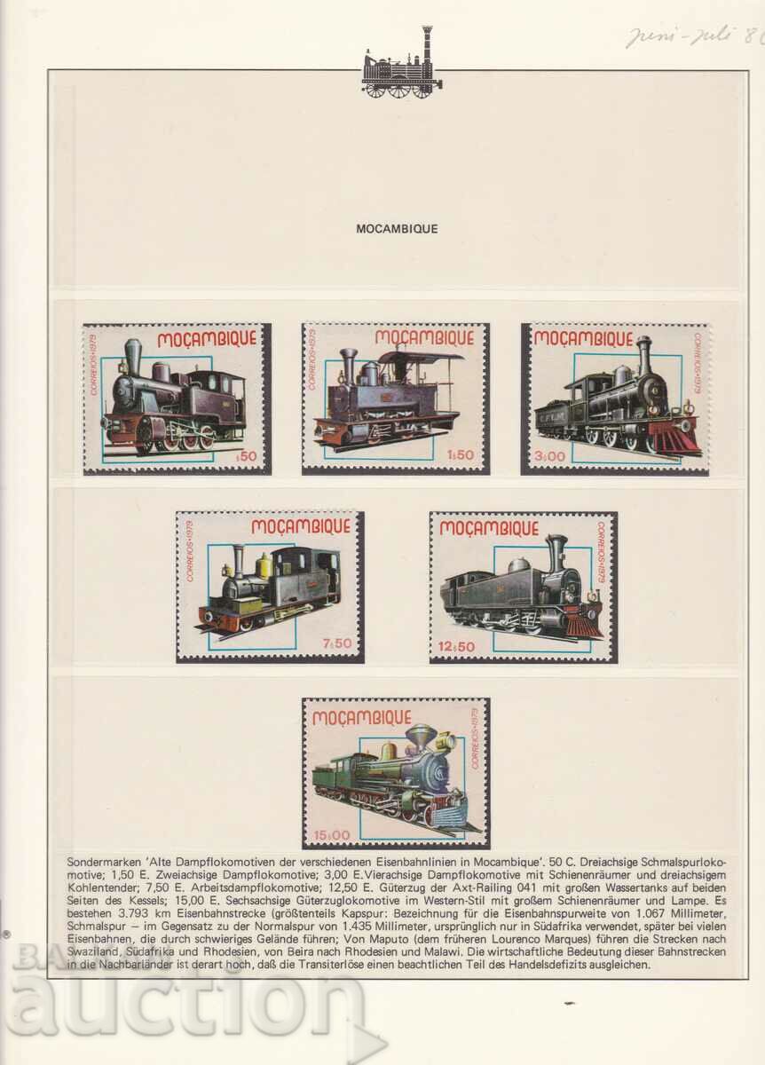 Produce trenuri locomotive Mozambic 1979