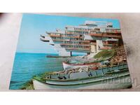 Пощенска картичка Поморие Хотел Поморие 1980