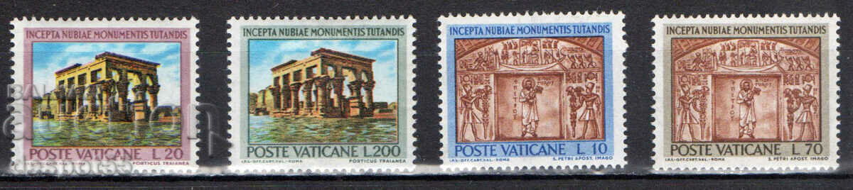 1964. The Vatican. UNESCO - saving the Nubian monuments.