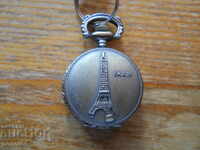 Ceas de buzunar cu quartz miniatural „Paris”.