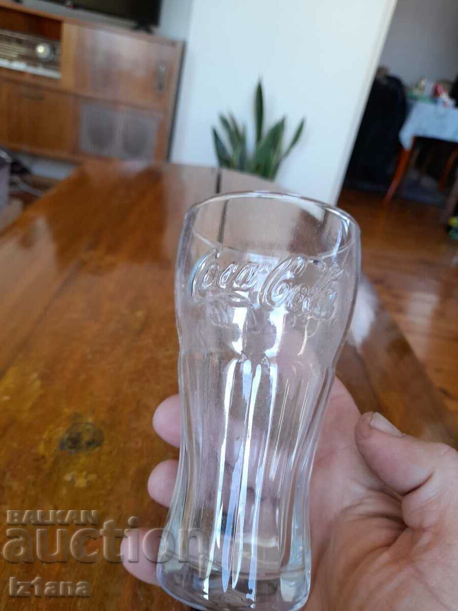 Old glass of Coca Cola, Coca Cola with price 25.00 BGN | € 12.78 Old glass of Coca Cola, Coca Cola with price 25.00 BGN | € 12.78
