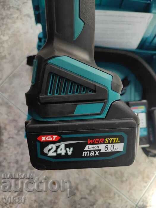 Auction New cordless angle grinder Werstil 125mm Auction New cordless angle grinder Werstil 125mm