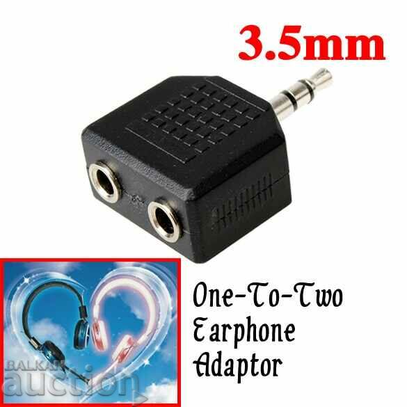 3.5 mm audio jack splitter splitter 3.5 mm for headphones muse - 5