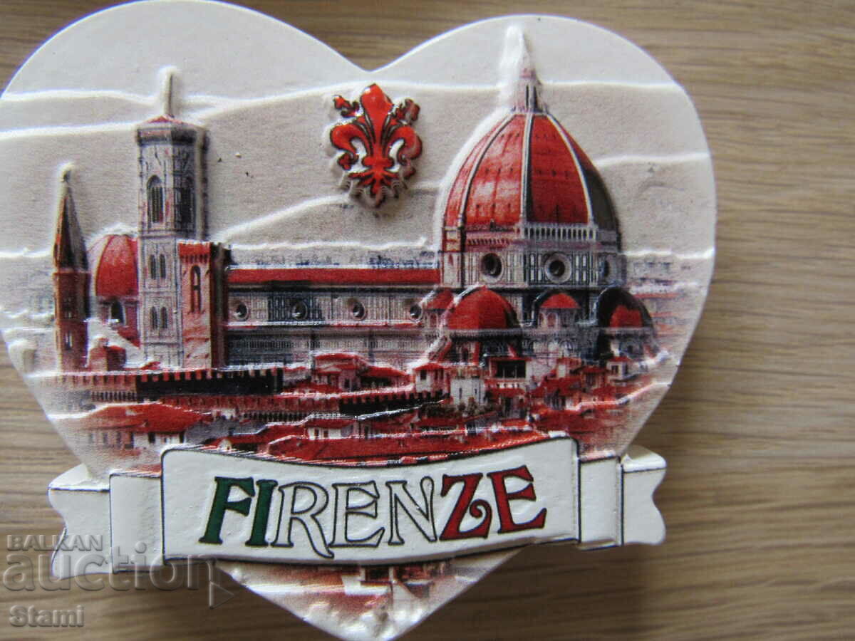 Auction 3D Metal Magnet from Florence, Italy-2 Auction 3D Metal Magnet from Florence, Italy-2