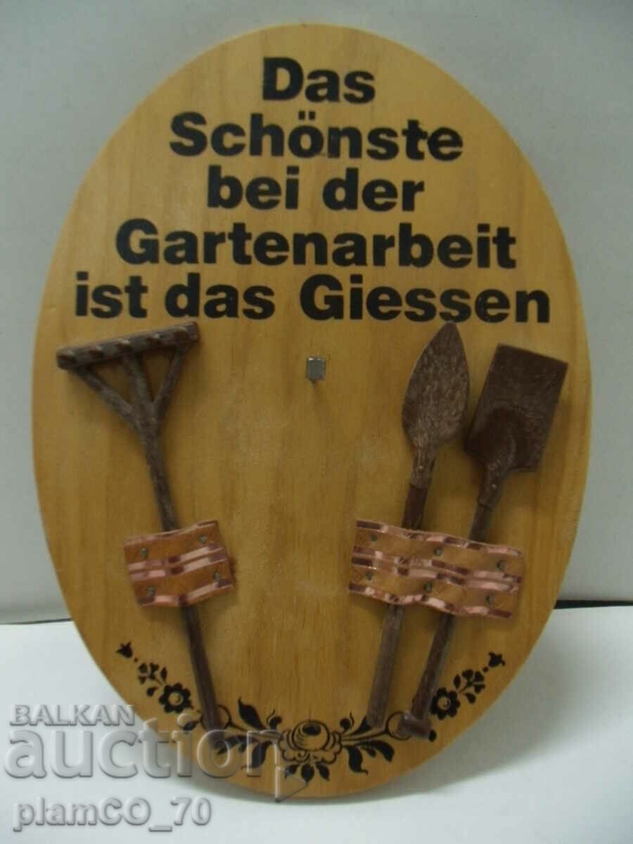 Auction No.*6902 old German wooden panel - size 22 / 16 cm - Auction No.*6902 old German wooden panel - size 22 / 16 cm -
