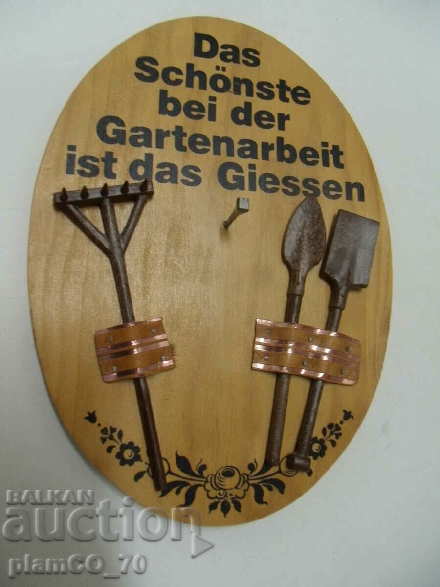 No.*6902 old German wooden panel - size 22 / 16 cm - - 5 No.*6902 old German wooden panel - size 22 / 16 cm - - 5