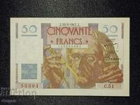 50 франка Франция 1947 година