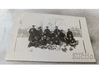 Photo Svishtov Students in the City Garden in the winter of 1929