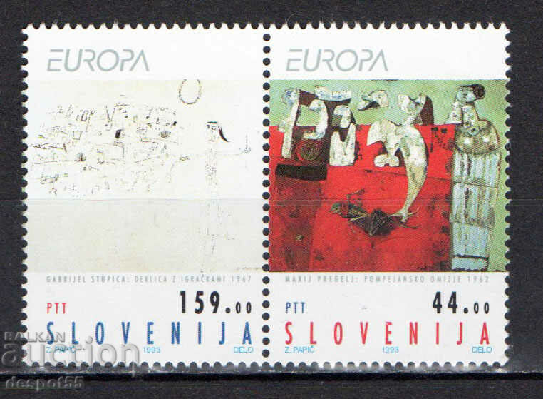 1993. Slovenia. Europa - Artă Contemporană.