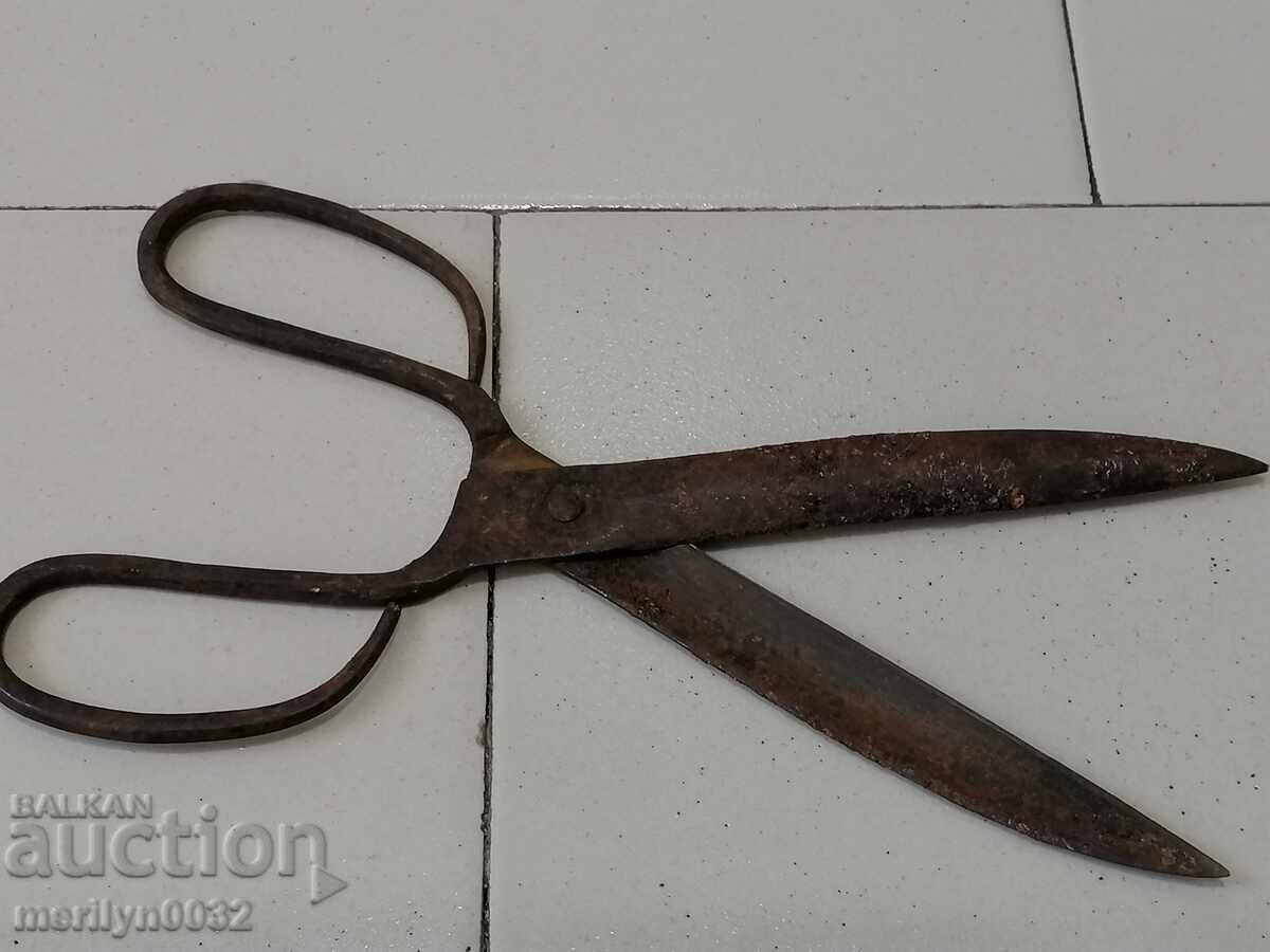 Стара кована ножица, нож, ковано желязо - 6 Стара кована ножица, нож, ковано желязо - 6