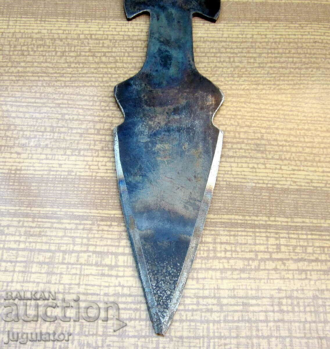 old Bulgarian Revival religious prosphora cross knife - 5 old Bulgarian Revival religious prosphora cross knife - 5