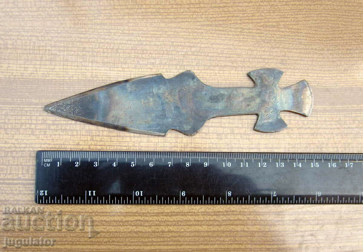 old Bulgarian Revival religious prosphora cross knife - 6 old Bulgarian Revival religious prosphora cross knife - 6