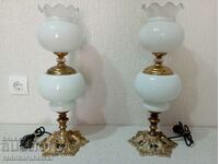 Set of two antique lamps - lamp