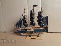 Model of a pirate ship, small ship, toy