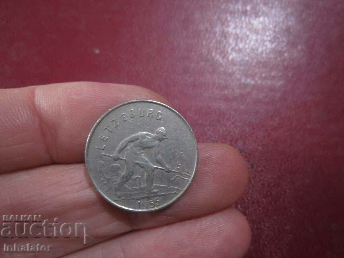 1955 год Люксембург 1 франк