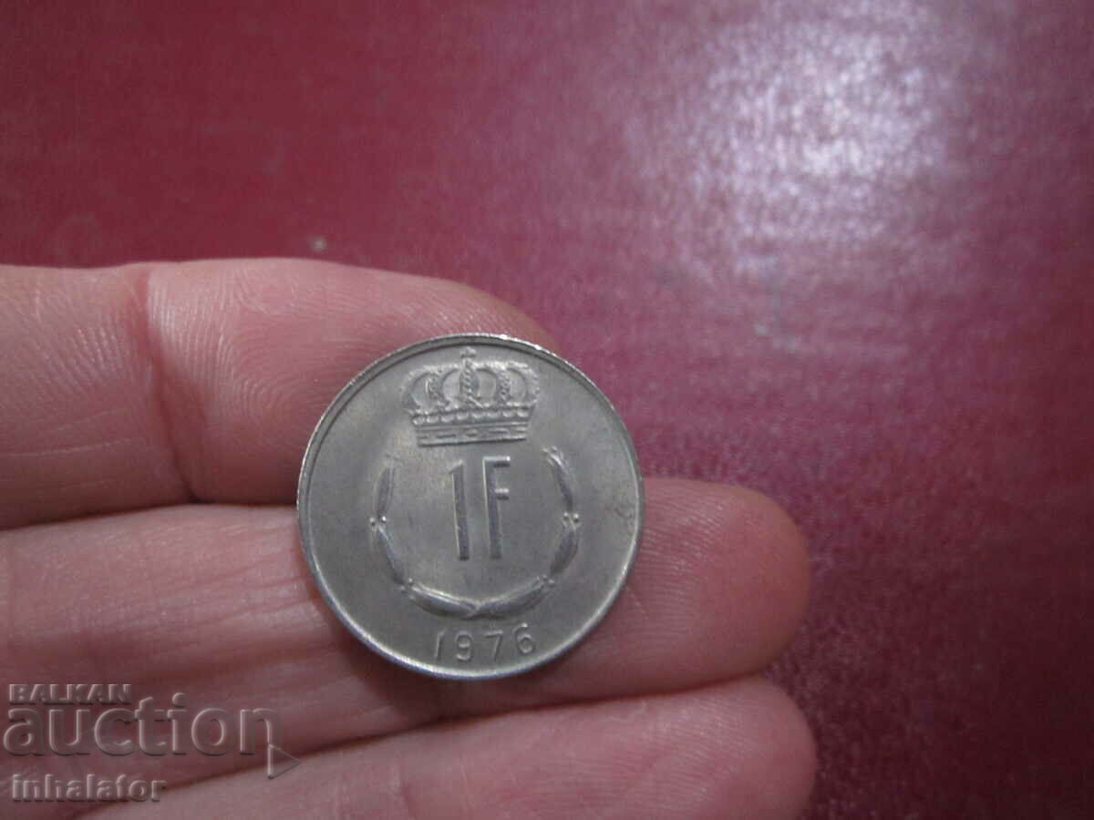 1976 Luxemburg 1 franc
