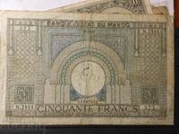 Maroc 50 de franci 1947