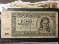 Czechoslovakia 1000 kroner 1945