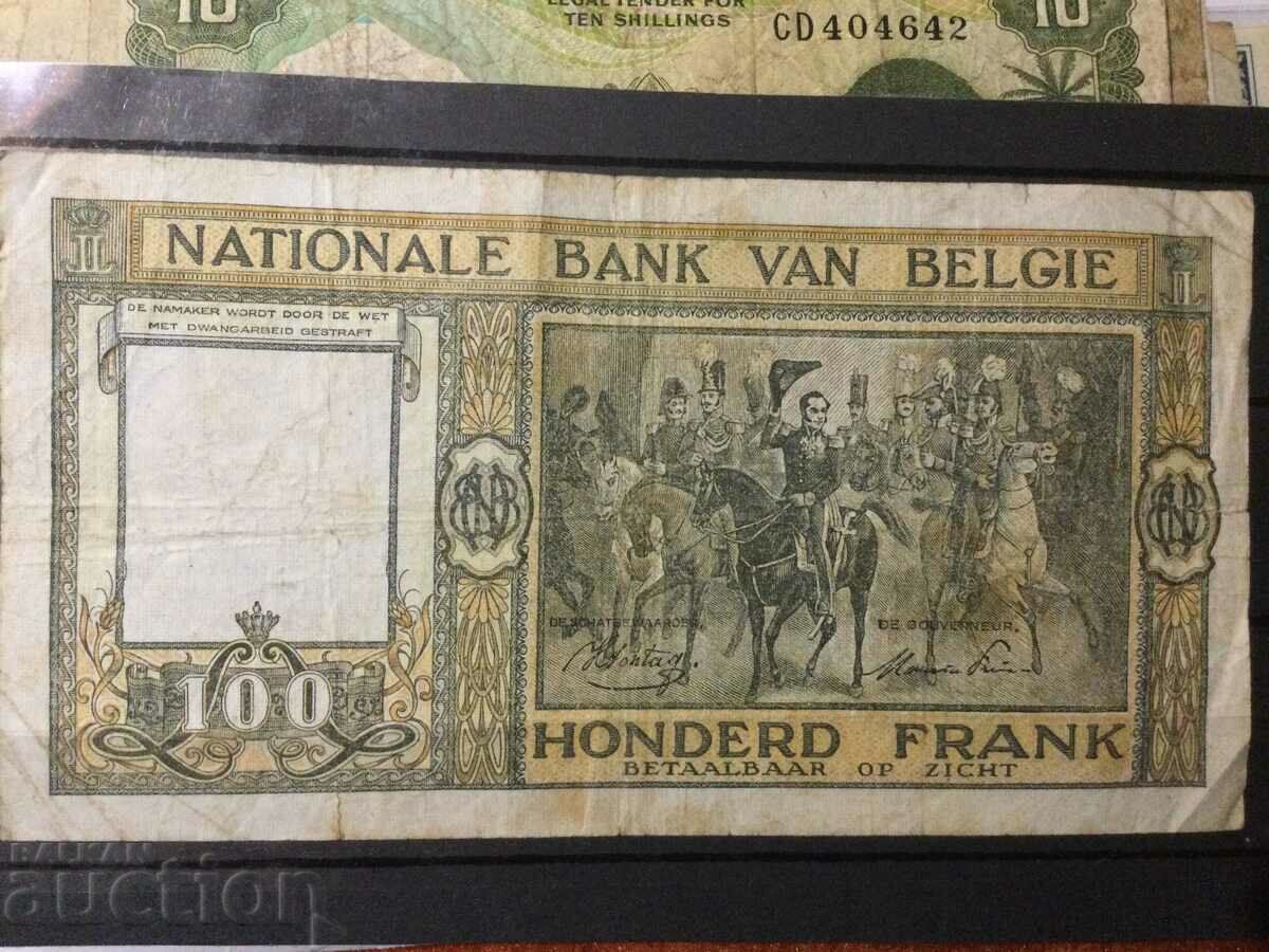 Belgia 100 de franci 1946 cu preț 65.00 BGN | € 33.23 Belgia 100 de franci 1946 cu preț 65.00 BGN | € 33.23