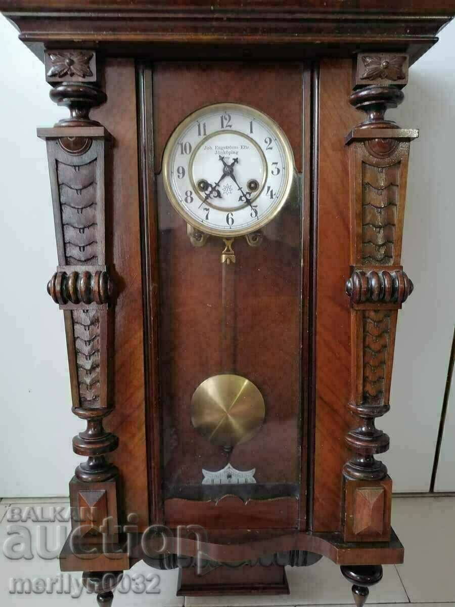Late 19th century Junghans German wall clock with price 749.00 BGN | € 382.96 Late 19th century Junghans German wall clock with price 749.00 BGN | € 382.96