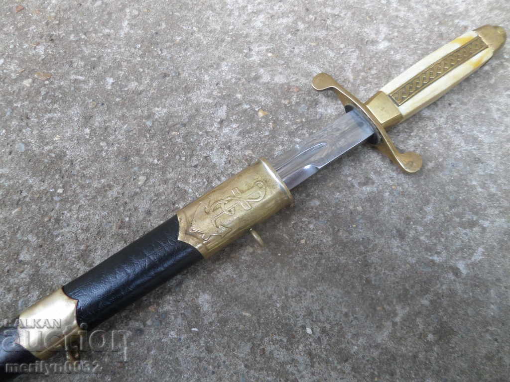Navy officer's jacket, dagger knife with handle Navy NRB - 6 Navy officer's jacket, dagger knife with handle Navy NRB - 6