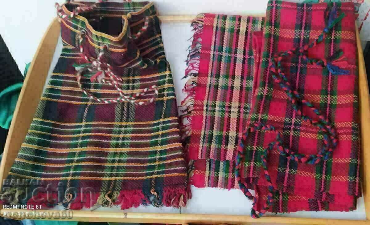 Authentic! Patterned bag and apron/fabrics, wool with price 50.00 BGN | € 25.56