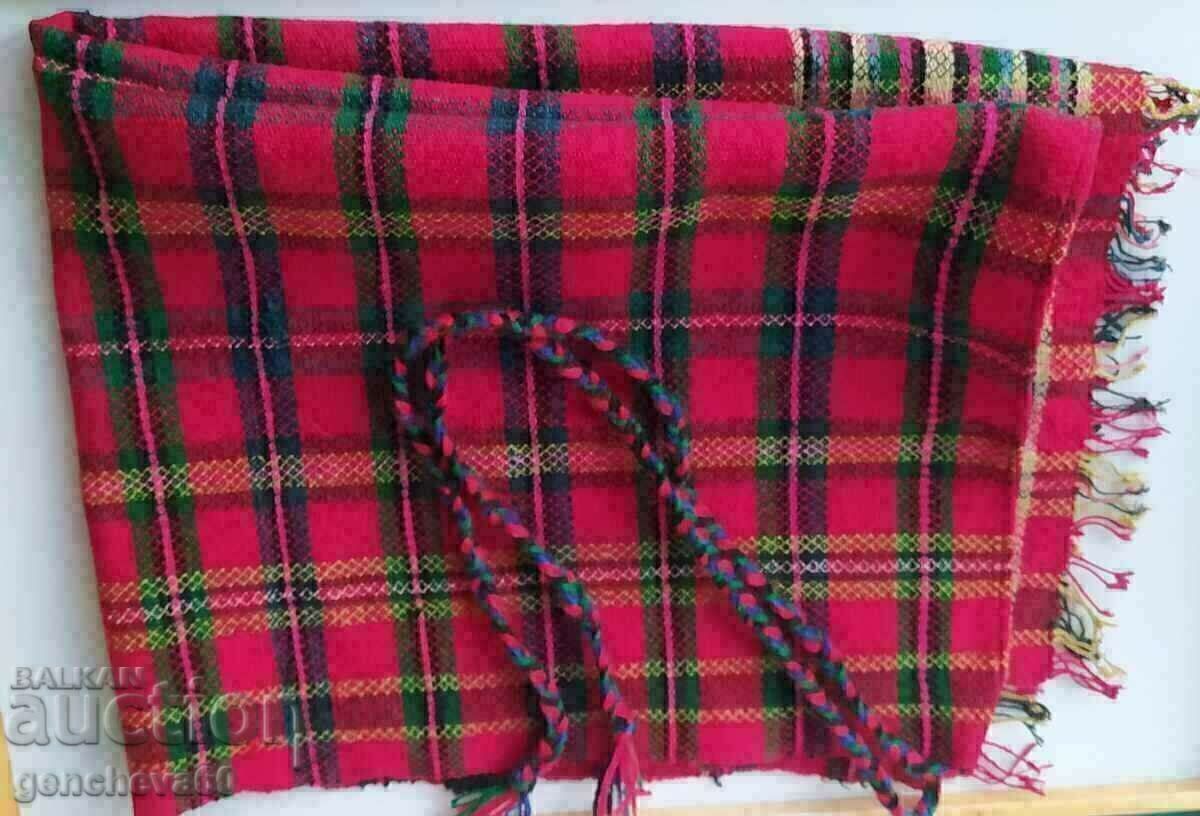 Auction  Authentic! Patterned bag and apron/fabrics, wool