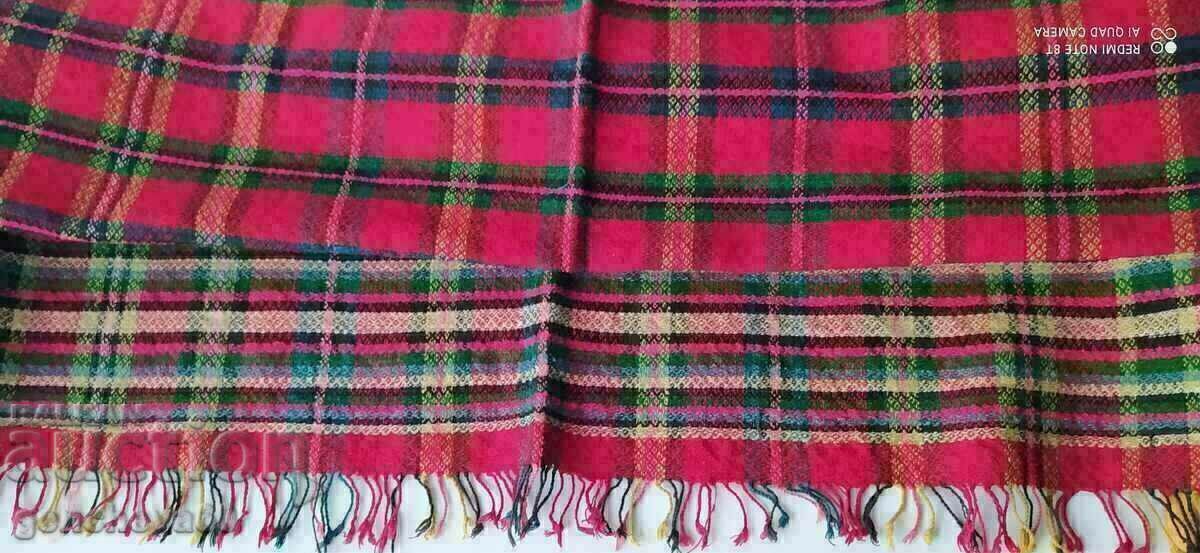 Authentic! Patterned bag and apron/fabrics, wool - 7