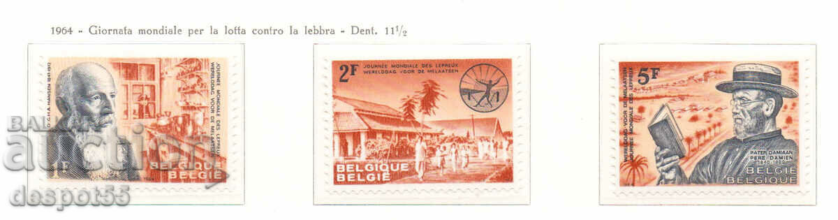 1964. Belgium. The fight against leprosy.