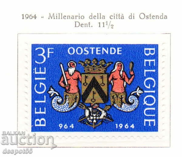 1964. Belgium. The 1000th anniversary of the city of Ostend.
